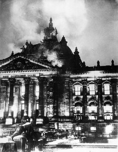 Reichstag incendiado