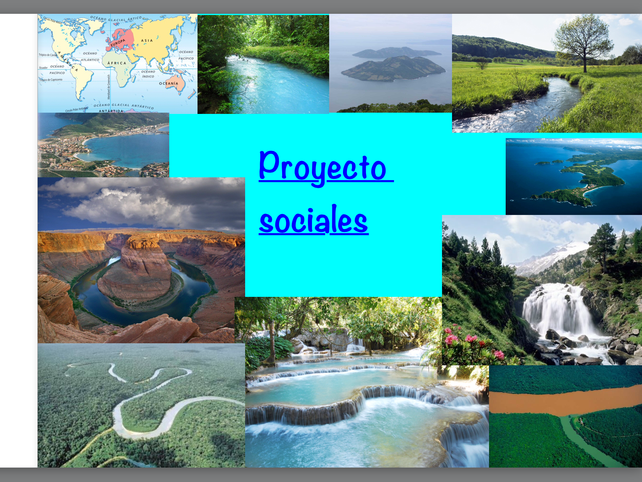 Proyecto 1º ESO: ¡Crea tu propio libro de términos geográficos! con Book Creator