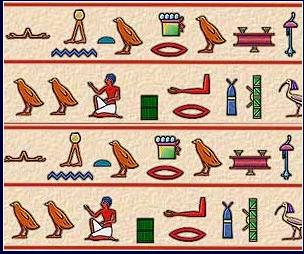 Mi nombre en jeroglífico egipcio – 1º ESO