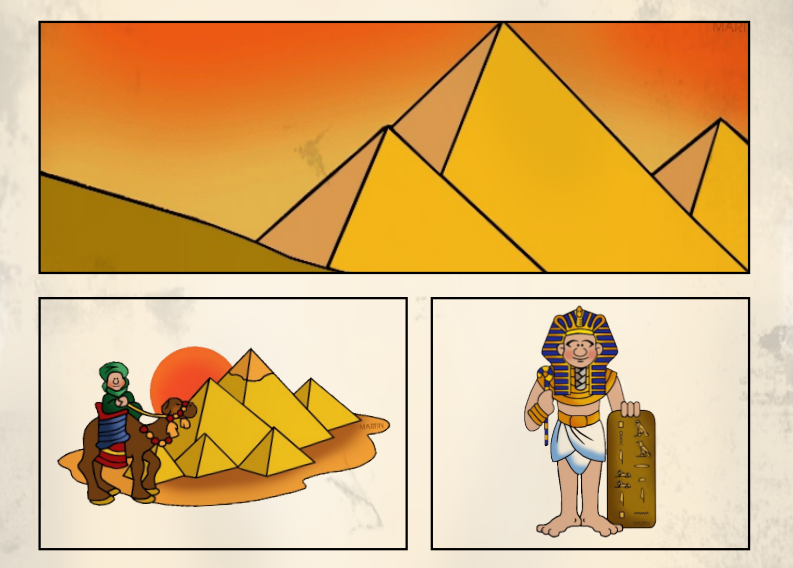 El Antiguo Egipto y Mesopotamia en cómic