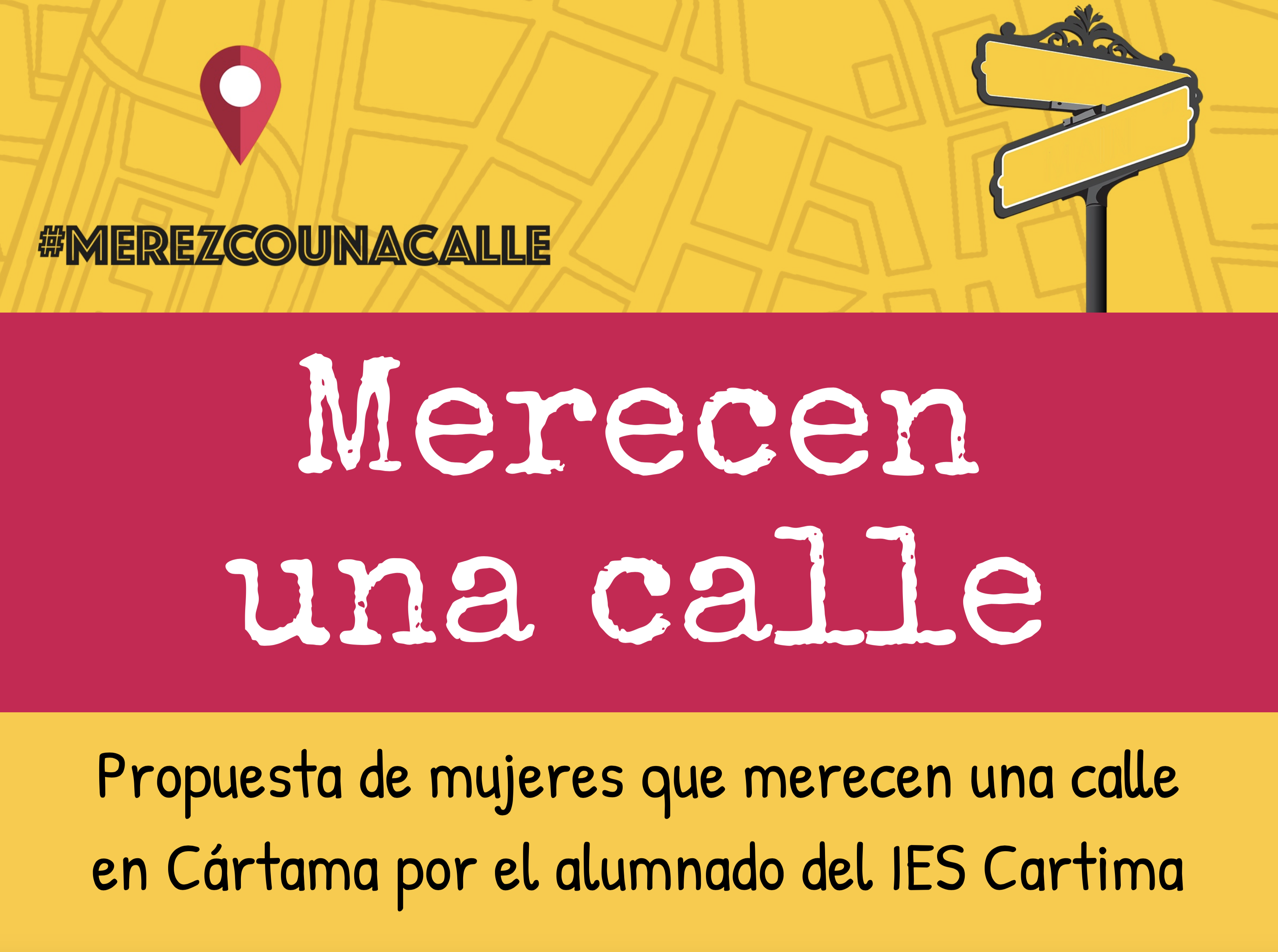 Cártama pondrá cuatro calles de mujeres gracias a #merezcounacalle